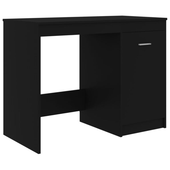 vidaXL Písací stôl, čierny 100x50x76 cm, kompozitné drevo – Obrázok 2