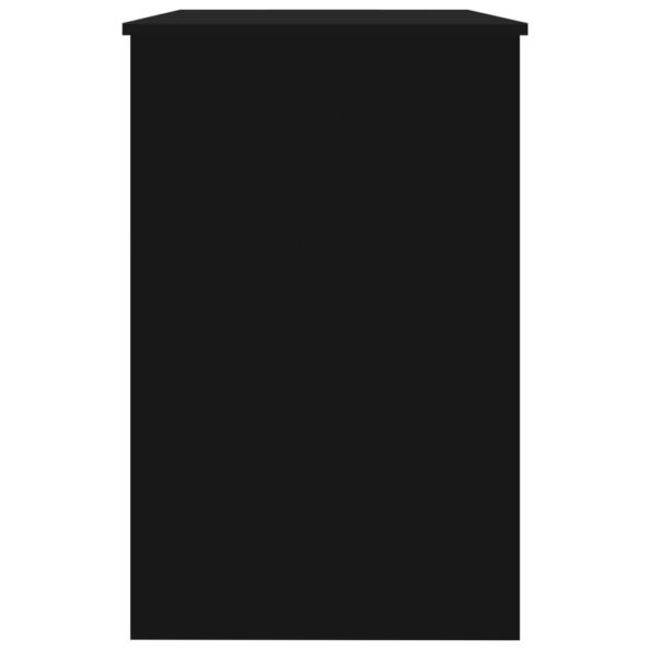 vidaXL Písací stôl, čierny 100x50x76 cm, kompozitné drevo – Obrázok 8