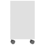 vidaXL Príručný stolík, biely 70x35x55 cm, kompozitné drevo – Obrázok 5
