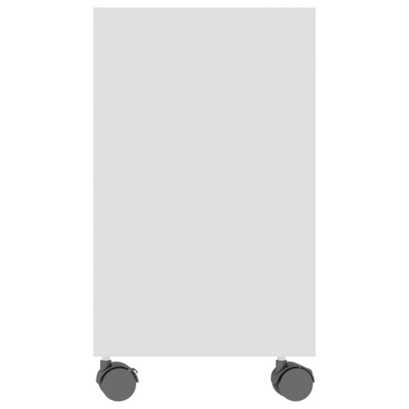 vidaXL Príručný stolík, biely 70x35x55 cm, kompozitné drevo – Obrázok 5