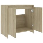 vidaXL Skrinka do kúpeľne, dub sonoma 60x33x61 cm, kompozitné drevo – Obrázok 7