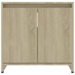 vidaXL Skrinka do kúpeľne, dub sonoma 60x33x61 cm, kompozitné drevo – Obrázok 8