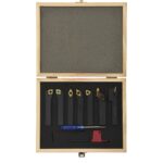 vidaXL Sústružnícke nože, vymeniteľné plátky, sada 12ks, 12x12mm 80 mm – Obrázok 2