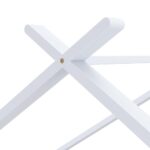 vidaXL Rám detskej postele biely 90x200 cm borovicový masív – Obrázok 6