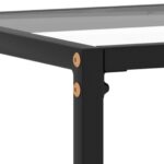 vidaXL Konzolový stolík priehľadný 60x35x75 cm tvrdené sklo – Obrázok 5