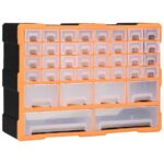 vidaXL Organizér so 38 zásuvkami 52x16x37,5 cm