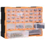vidaXL Organizér so 38 zásuvkami 52x16x37,5 cm – Obrázok 2