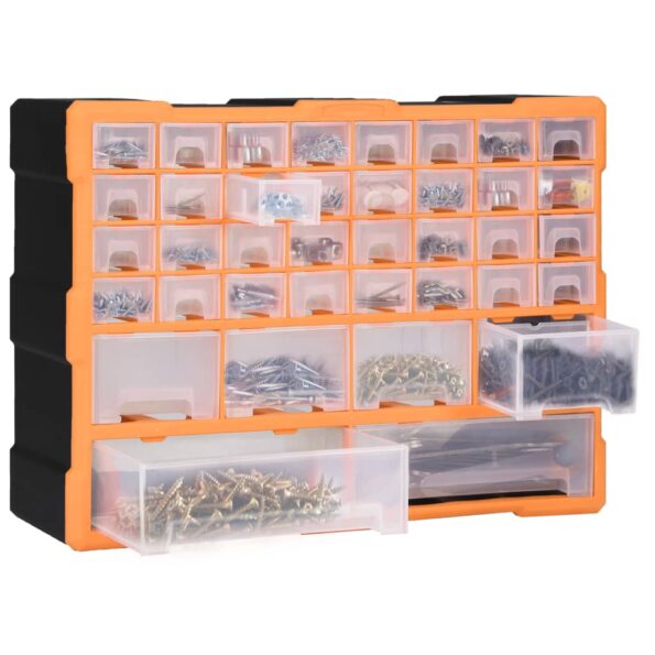 vidaXL Organizér so 38 zásuvkami 52x16x37,5 cm – Obrázok 2
