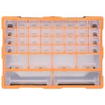 vidaXL Organizér so 38 zásuvkami 52x16x37,5 cm – Obrázok 4
