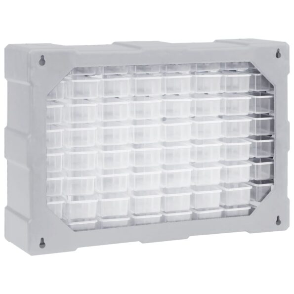 vidaXL Organizér so 64 zásuvkami 52x16x37,5 cm – Obrázok 7