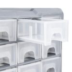 vidaXL Organizér so 64 zásuvkami 52x16x37,5 cm – Obrázok 8