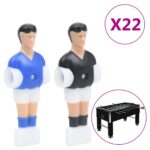 vidaXL Hráči na stolný futbal na 12,7 mm tyč 22 ks