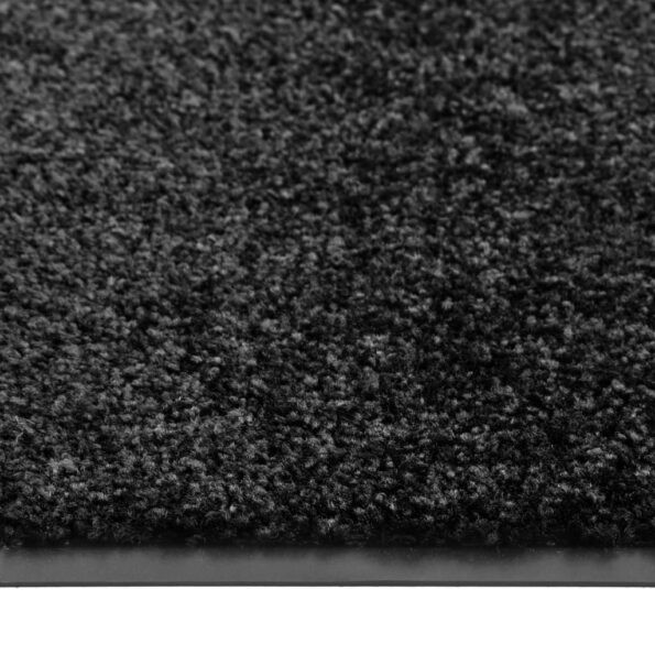 vidaXL Rohožka, prateľná, čierna 60x180 cm – Obrázok 5