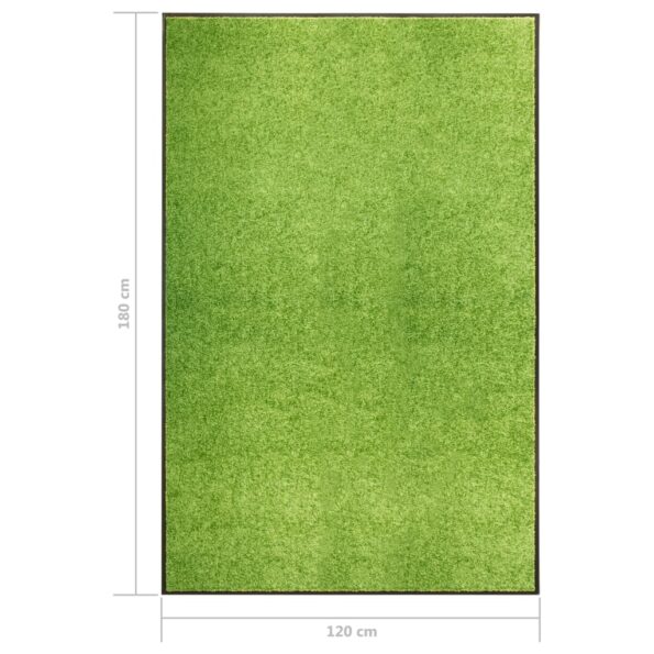 vidaXL Rohožka, prateľná, zelená 120x180 cm – Obrázok 6