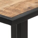 vidaXL Jedálenský stôl 140 cm surové mangovníkové drevo – Obrázok 5