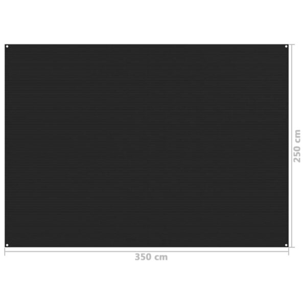 vidaXL Koberec do stanu 250x350 cm čierny – Obrázok 4