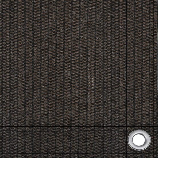 vidaXL Balkónová markíza hnedá 75x500 cm HDPE – Obrázok 3