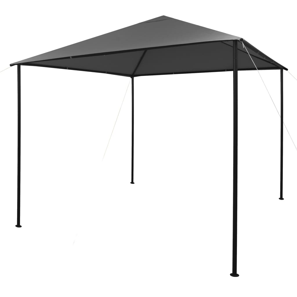 VXL8720286106600_a_en_hd_1.jpg vidaXL Altánok 3x3 m, antracitový, látka a oceľ 180 g/m² – Obrázok 1