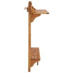 vidaXL Balkónový barový stôl 90x37x122,5 cm akáciový masív – Obrázok 4