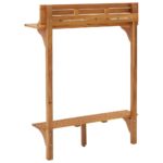 vidaXL Balkónový barový stôl 90x37x122,5 cm akáciový masív – Obrázok 5