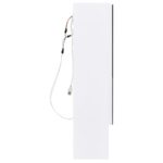 vidaXL LED kúpeľňová zrkadlová skrinka biela 80x15x60 cm MDF – Obrázok 6