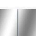 vidaXL LED kúpeľňová zrkadlová skrinka biela 80x15x60 cm MDF – Obrázok 8