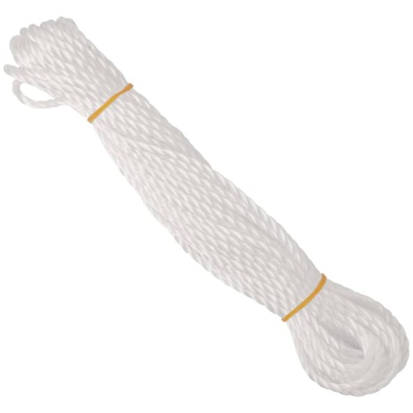 vidaXL Tieniaca plachta, oxford, obdĺžniková 3,5x4,5 m, biela – Obrázok 5