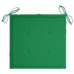 vidaXL Podložky na záhradné stoličky 4 ks 50x50x4 cm, oxfordská látka – Obrázok 3
