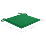 vidaXL Podložky na záhradné stoličky 4 ks 50x50x4 cm, oxfordská látka – Obrázok 7