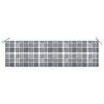 vidaXL Podložka na záhradnú lavičku 180x50x4 cm, oxfordská látka – Obrázok 3