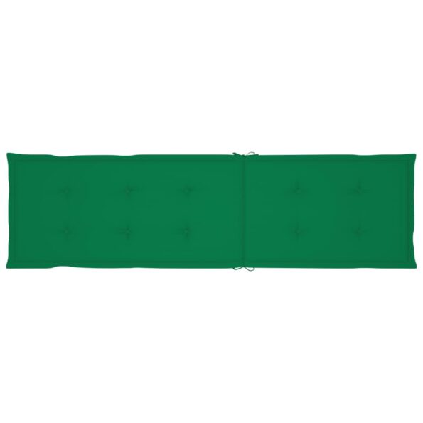 vidaXL Podložka na lehátko zelená (75+105)x50x4 cm – Obrázok 7