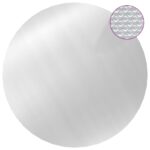 vidaXL Bazénová plachta strieborná 417 cm PE – Obrázok 3