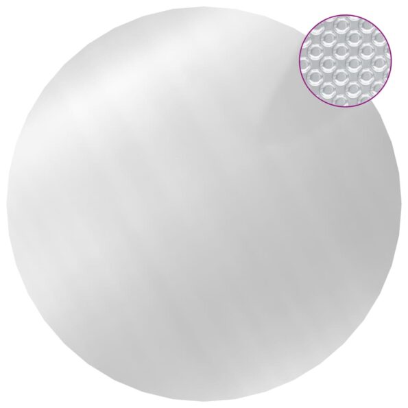 vidaXL Bazénová plachta strieborná 417 cm PE – Obrázok 3