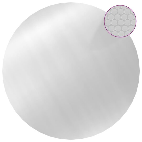 vidaXL Bazénová plachta strieborná 417 cm PE – Obrázok 4