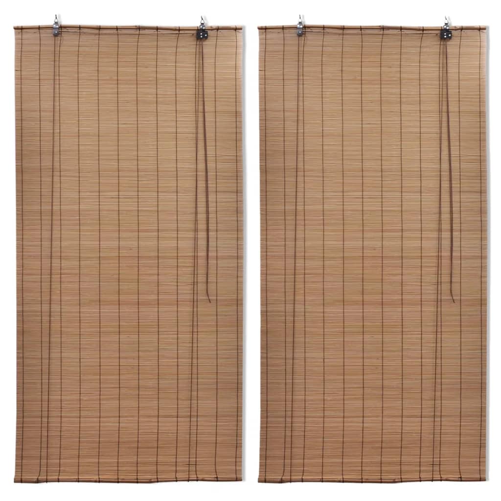 VXL8720286173619_a_en_hd_1.jpg vidaXL Bambusové rolety 2 ks 80x160 cm, hnedé – Obrázok 1