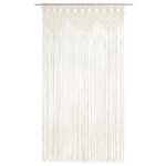vidaXL Záclona macrame 140x240 cm bavlna – Obrázok 2