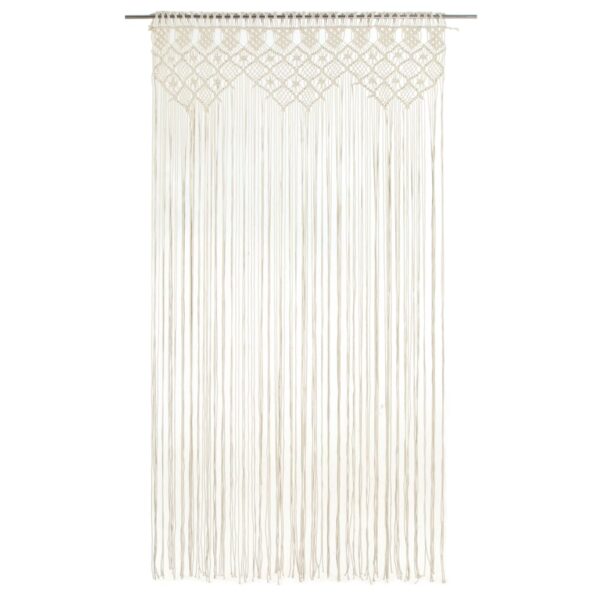 vidaXL Záclona macrame 140x240 cm bavlna – Obrázok 2