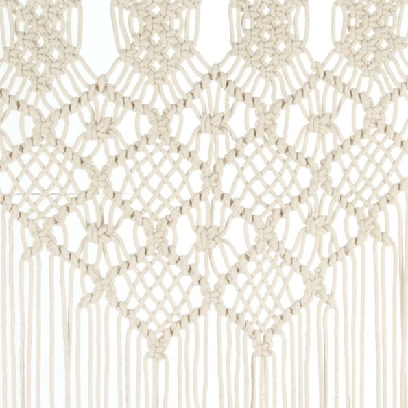 vidaXL Záclona macrame 140x240 cm bavlna – Obrázok 4