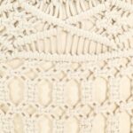vidaXL Ručne vyrobená taburetka macrame 45x30 cm, bavlna – Obrázok 2