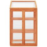 vidaXL Skleník 60x45x100 cm jedľové drevo – Obrázok 5