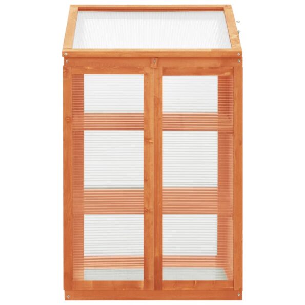 vidaXL Skleník 60x45x100 cm jedľové drevo – Obrázok 5