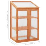 vidaXL Skleník 60x45x100 cm jedľové drevo – Obrázok 7