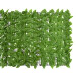 vidaXL Balkónová markíza so zelenými listami 400x100 cm – Obrázok 3