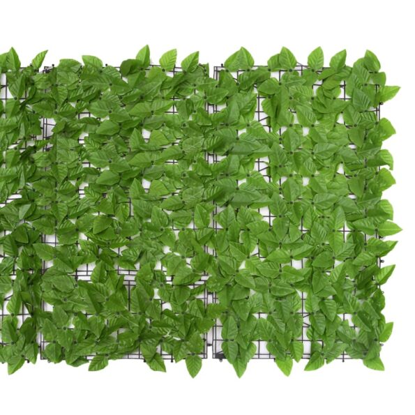 vidaXL Balkónová markíza so zelenými listami 400x100 cm – Obrázok 3