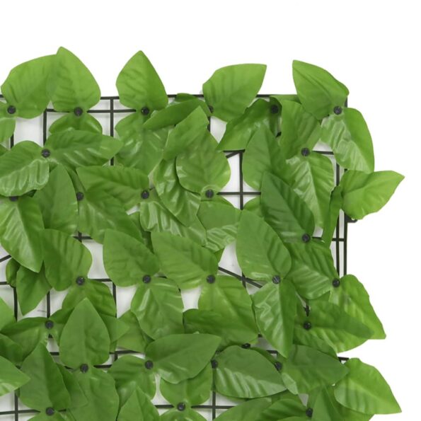 vidaXL Balkónová markíza so zelenými listami 400x100 cm – Obrázok 4