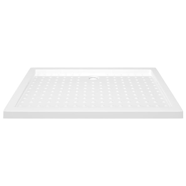 vidaXL Sprchová vanička s protišmykovými výbežkami biela 70x100x4 cm ABS – Obrázok 3