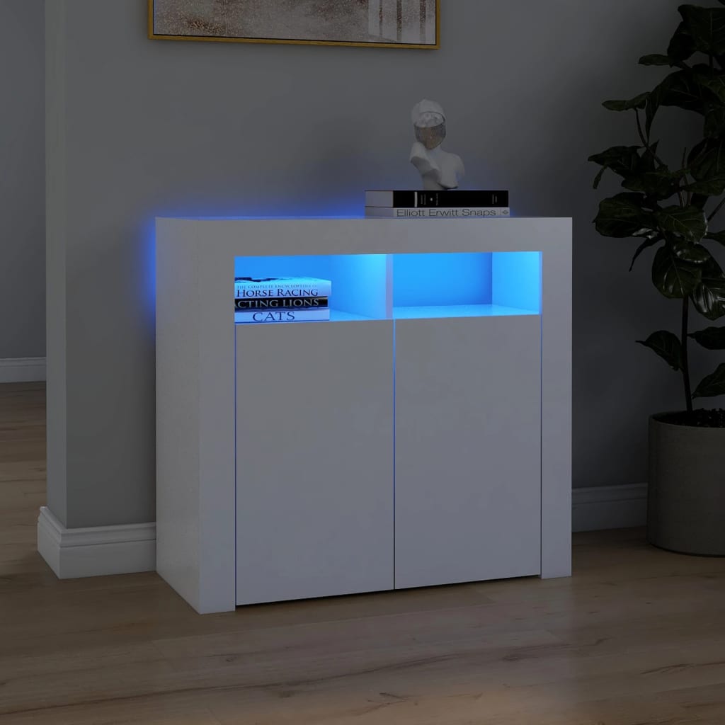 VXL8720286217382_m_en_hd_1.jpg vidaXL Komoda s LED svetlami biela 80x35x75 cm – Obrázok 1