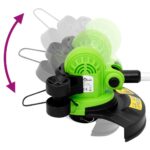 vidaXL Elektrický teleskopický orezávač trávnika 29 cm 550 W – Obrázok 7