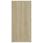 vidaXL Komoda, dub sonoma 80x36x75 cm, kompozitné drevo – Obrázok 7