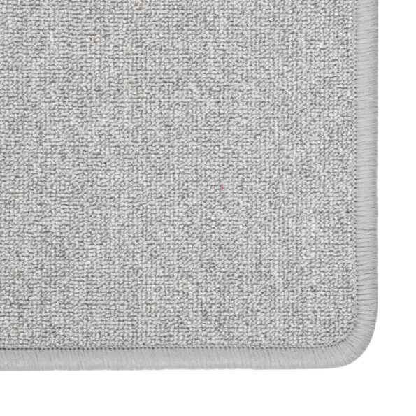 vidaXL Kobercový behúň svetlosivý 80x250 cm – Obrázok 4
